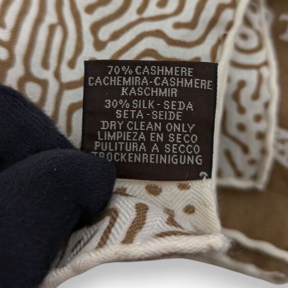 Hermes Carre 140 Carre Geant Cles De Lune Moonlight Pegasus Large Scarf Brown - Picture 7 of 9